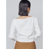 ワイドネックサイドストリングトップス | EMODA | 詳細画像12 