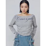 ワイドネックサイドストリングトップス | EMODA | 詳細画像16 