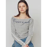 ワイドネックサイドストリングトップス | EMODA | 詳細画像2 