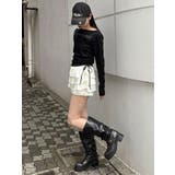 ワイドネックサイドストリングトップス | EMODA | 詳細画像22 