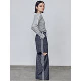 ワイドネックサイドストリングトップス | EMODA | 詳細画像26 