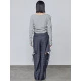 ワイドネックサイドストリングトップス | EMODA | 詳細画像27 