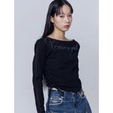 ワイドネックサイドストリングトップス | EMODA | 詳細画像29 