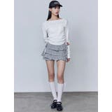 ワイドネックサイドストリングトップス | EMODA | 詳細画像33 