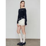 ワイドネックサイドストリングトップス | EMODA | 詳細画像5 