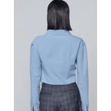 ギャザーフロントスキッパーシャツ | EMODA | 詳細画像10