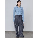 ギャザーフロントスキッパーシャツ | EMODA | 詳細画像11