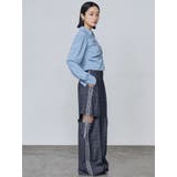 ギャザーフロントスキッパーシャツ | EMODA | 詳細画像12