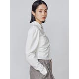 ギャザーフロントスキッパーシャツ | EMODA | 詳細画像14