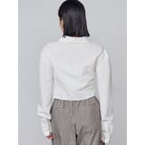 ギャザーフロントスキッパーシャツ | EMODA | 詳細画像15