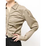 ギャザーフロントスキッパーシャツ | EMODA | 詳細画像23