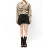 ギャザーフロントスキッパーシャツ | EMODA | 詳細画像26