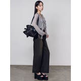 ドットラッフルフリルクロップトップ | EMODA | 詳細画像12 