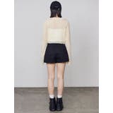 ドットラッフルフリルクロップトップ | EMODA | 詳細画像20 