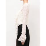 ドットラッフルフリルクロップトップ | EMODA | 詳細画像22 