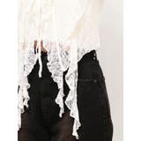 ドットラッフルフリルクロップトップ | EMODA | 詳細画像26 