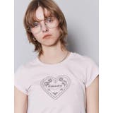 エンブレムハートパッチTシャツ | EMODA | 詳細画像7 