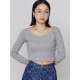 アイレットクロップドロングスリーブTシャツ | EMODA | 詳細画像11 