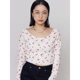 アイレットクロップドロングスリーブTシャツ | EMODA | 詳細画像5 