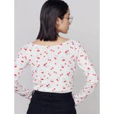 アイレットクロップドロングスリーブTシャツ | EMODA | 詳細画像6 