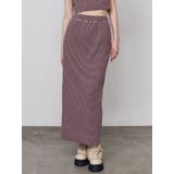 レッド | レースラインマキシスカート | EMODA