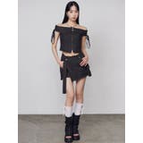 ロングベルトボックスデニムスカート | EMODA | 詳細画像12 