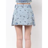 ロングベルトボックスデニムスカート | EMODA | 詳細画像25 