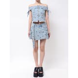 ロングベルトボックスデニムスカート | EMODA | 詳細画像31 