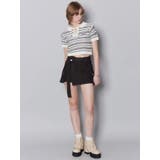 ロングベルトボックスデニムスカート | EMODA | 詳細画像8 