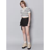 ロングベルトボックスデニムスカート | EMODA | 詳細画像9 