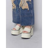 ウエッジプラットフォームサンダル | EMODA | 詳細画像1 