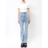 レースサイドオープンフレアパギンス | EMODA | 詳細画像11 