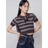 ボーダーポロニット | EMODA | 詳細画像14 