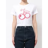 ホワイト | チェリープリントTシャツ【WEB限定カラーあり】 | EMODA