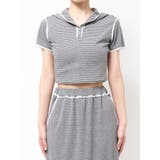 レースラインフーディトップス | EMODA | 詳細画像1 