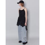 シアーラッフルキャミロングトップ | EMODA | 詳細画像15 