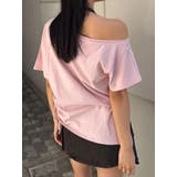 ルーズネックストリングTシャツ | EMODA | 詳細画像18 