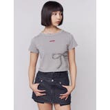 フリルパッチミニマルTシャツ | EMODA | 詳細画像12