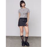 フリルパッチミニマルTシャツ | EMODA | 詳細画像13