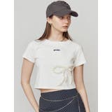 フリルパッチミニマルTシャツ | EMODA | 詳細画像3