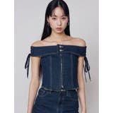 デニムオフショルダートップ | EMODA | 詳細画像13 