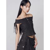 デニムオフショルダートップ | EMODA | 詳細画像17 