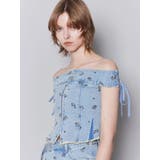 デニムオフショルダートップ | EMODA | 詳細画像2 