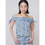 デニムオフショルダートップ | EMODA | 詳細画像7 