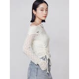 アシンメトリーオフショルダートップ | EMODA | 詳細画像3 