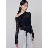 アシンメトリーオフショルダートップ | EMODA | 詳細画像7 