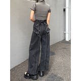【WEB限定カラー登場！】バックリボンルーズジーンズ | EMODA | 詳細画像13 