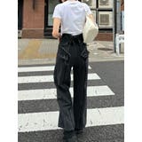 【WEB限定カラー登場！】バックリボンルーズジーンズ | EMODA | 詳細画像19 