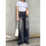 【WEB限定カラー登場！】バックリボンルーズジーンズ | EMODA | 詳細画像21 