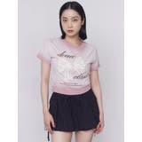 リボンプリントTシャツ | EMODA | 詳細画像14 